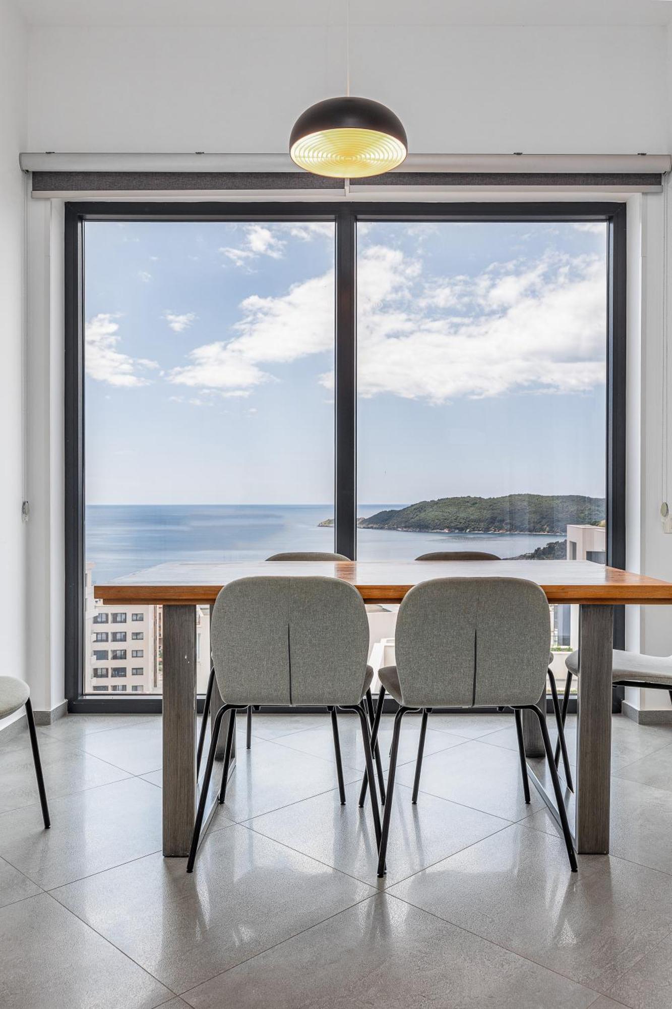 Modern Top Floor Sea View 3Br With Pools, Spa & Fitness Becici  Bagian luar foto