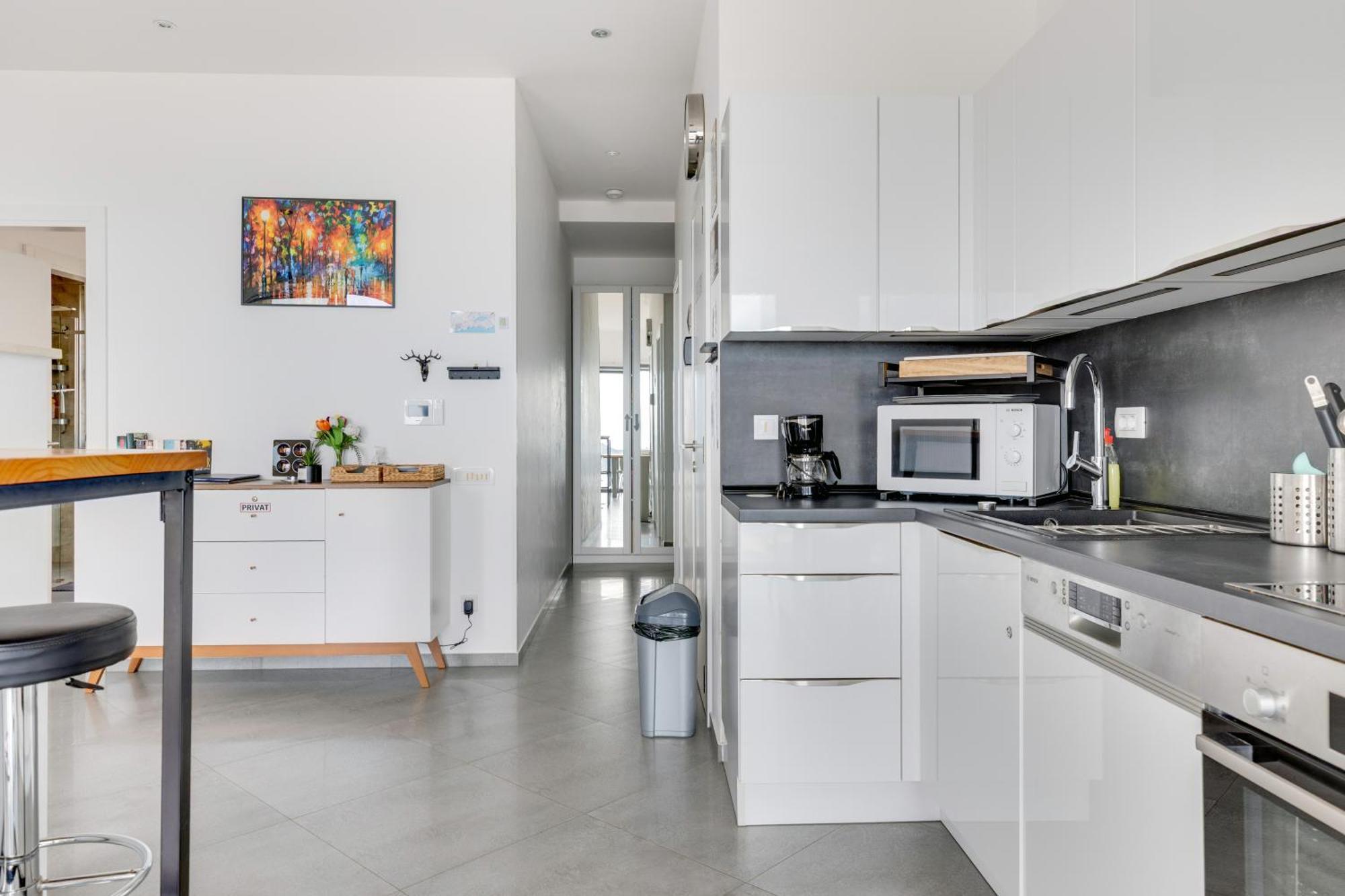 Modern Top Floor Sea View 3Br With Pools, Spa & Fitness Becici  Bagian luar foto