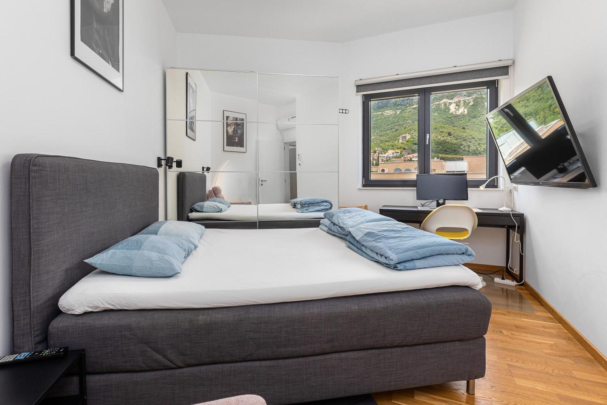 Modern Top Floor Sea View 3Br With Pools, Spa & Fitness Becici  Bagian luar foto