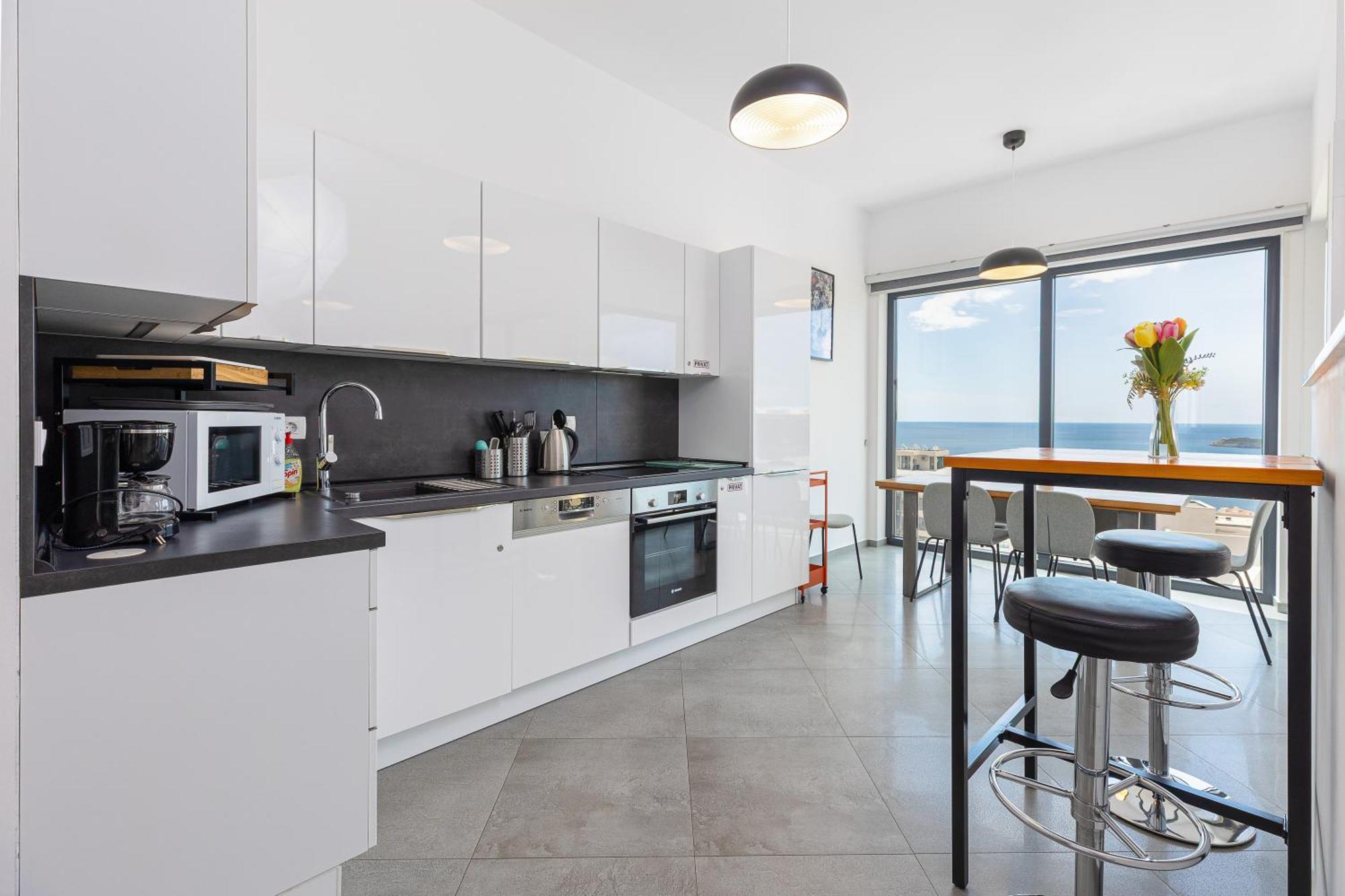 Modern Top Floor Sea View 3Br With Pools, Spa & Fitness Becici  Bagian luar foto