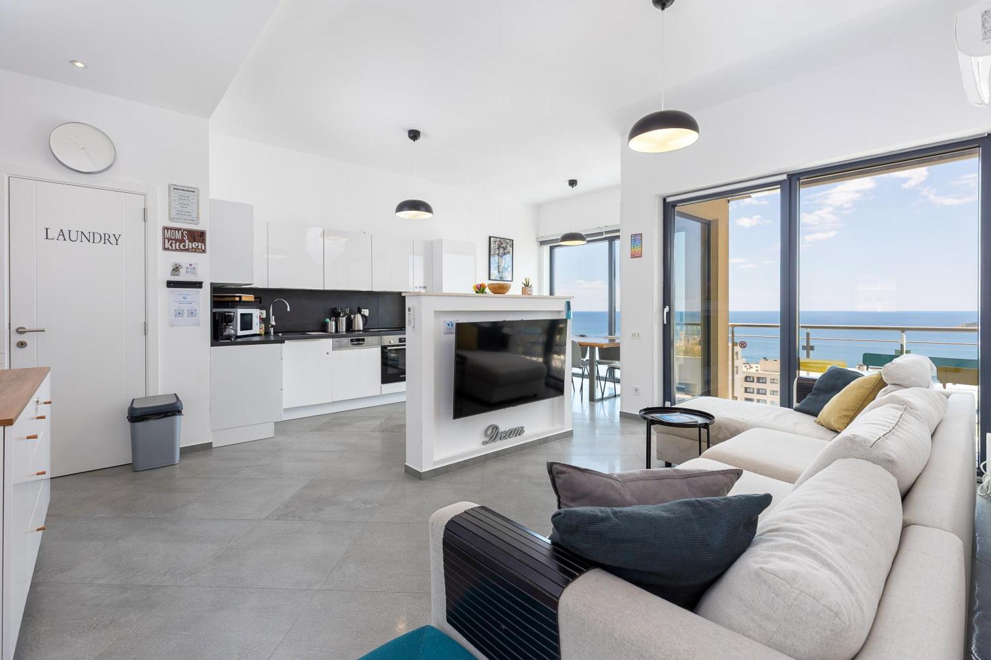 Modern Top Floor Sea View 3Br With Pools, Spa & Fitness Becici  Bagian luar foto